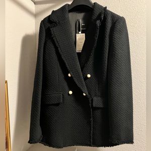 Black mango blazer